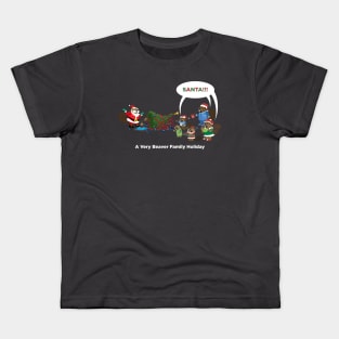 A Very Beaver Family Holiday (Santa) Kids T-Shirt